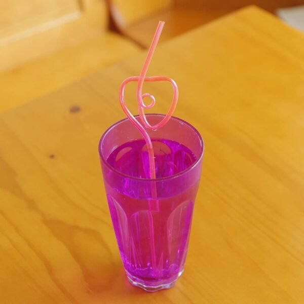 Curly Twisted Drinking Kids Party Straws 40 Pack