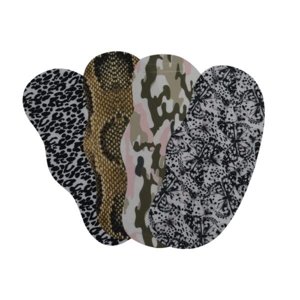 4 Multicoloured Washable Reusable UK Made Adults Face Masks