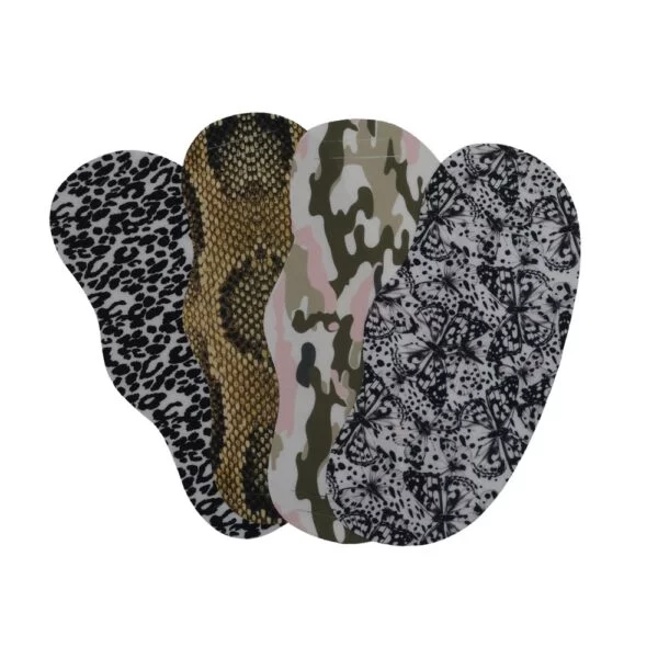 4 Multicoloured Washable Reusable UK Made Adults Face Masks