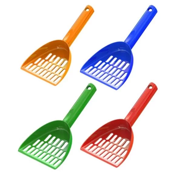 UK Made Sustainable Cat Litter Scoop 4 Assorted Colours
