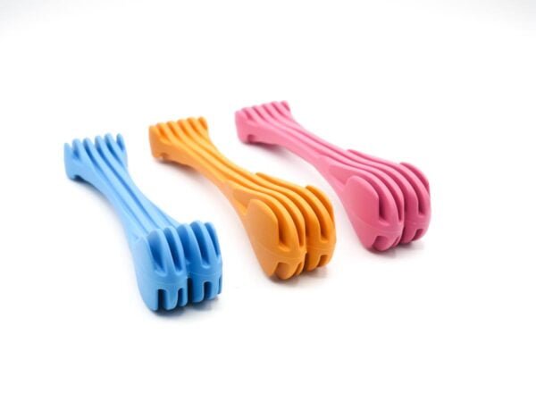 UK Made Interactive Eco Friendly Bone Shaped Recycled Dog Toy Available In Various Colours