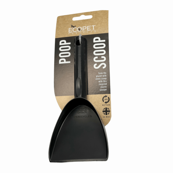 UK Made Eco Friendly Dog Poop Scoop Black