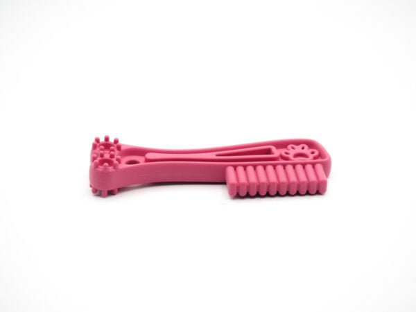 UK Made Interactive Eco Friendly Tooth Brush Shaped Dog Toy Available In Various Colours