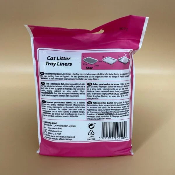 Disposable Cat Litter Tray Liners Value Pack For Every Day Hygiene Makes Cleaning Very Easy