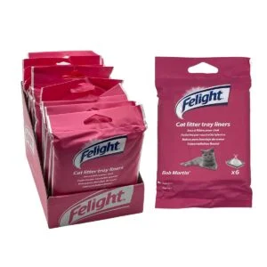 Disposable Cat Litter Tray Liners Value Pack For Every Day Hygiene Makes Cleaning Very Easy