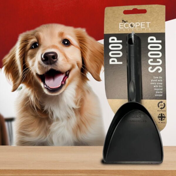 UK Made Eco Friendly Dog Poop Scoop Black